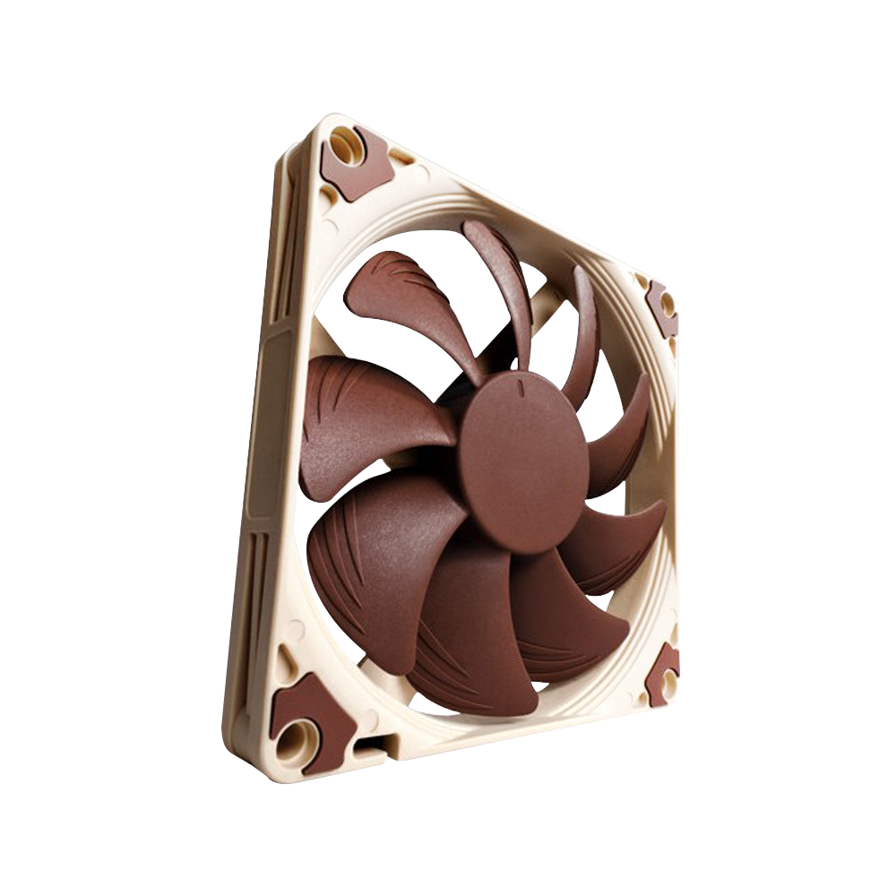Noctua NF-S12A PWM - Ventilateur Boîtier 120 Mm Ultra-Silencieux - Haut De Gamme - 4 Broches PWM - Marron