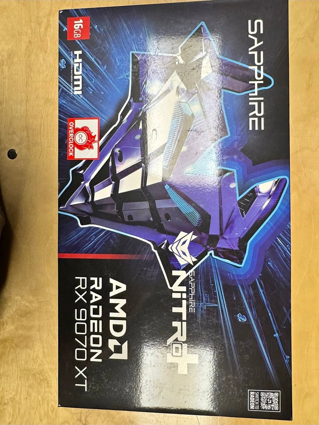 🎮 RX 9070 XT Sapphire NITRO+ 16GB